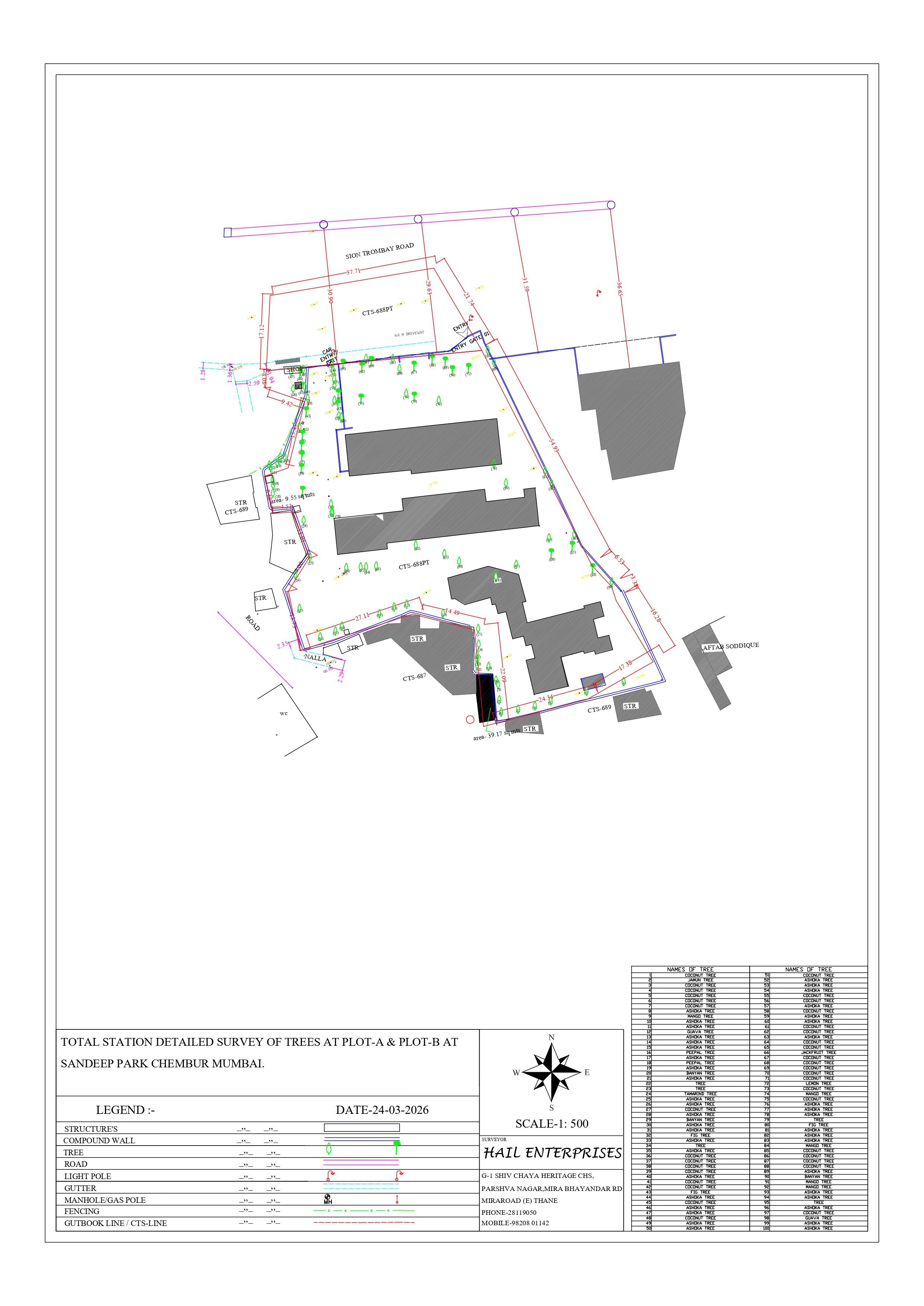 Mutation survey documentation — land records update support for Mira-Bhayandar talathi office